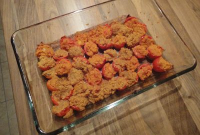 Ricetta pomodorini gratinati al forno