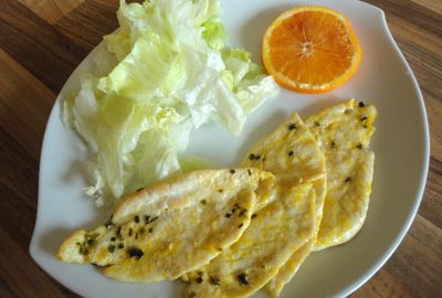 Fettine di Pollo con arancia