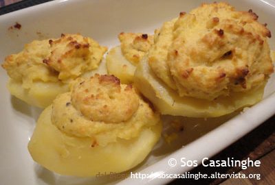 Ricetta patate ripiene al forno