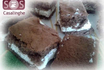 Pan di Spagna al cioccolato al mascarpone