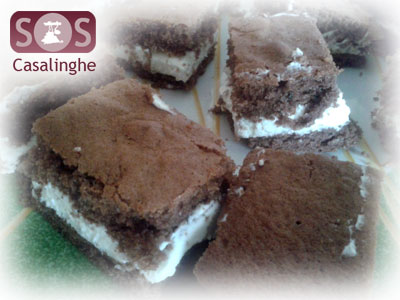 Ricetta Pan di Spagna al cioccolato al mascarpone