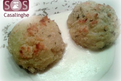 Arancini con patate e asiago