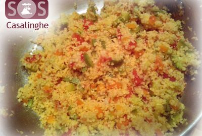 Couscous con zucchine e pomodori