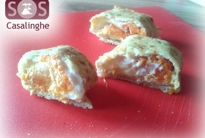 Piadina con zucca e squacquerone