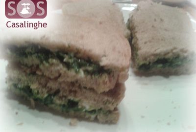 Ricetta Sandwich di Pane Integrale al Salmone e Spinaci