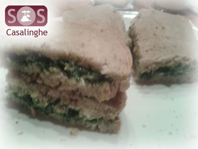 Ricetta Sandwich di Pane Integrale al Salmone e Spinaci