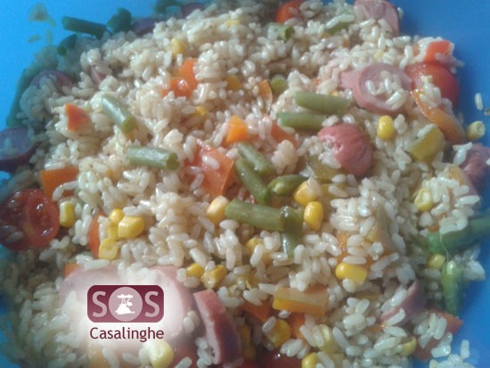 Ricetta Riso Freddo Integrale con Verdure
