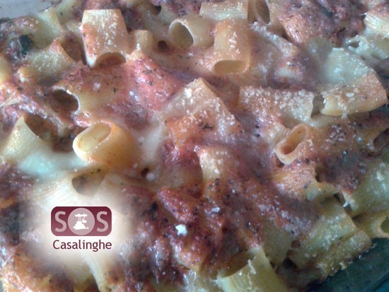 Maccheroni pasticciati vegetariani