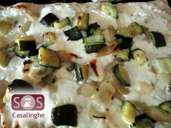 Ricetta Focaccia di Stracchino e Zucchine