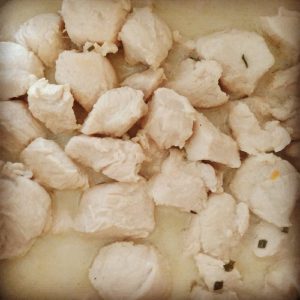 Bocconcini di tacchino con vino bianco