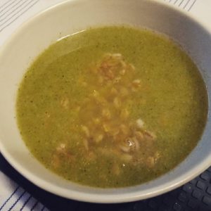 Crema di broccoli con farro