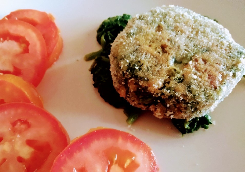 Burgers di tonno e spinaci