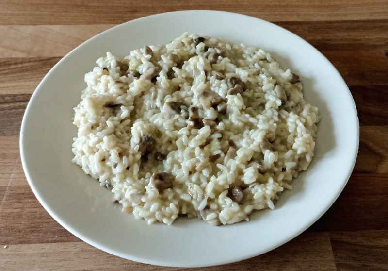 Risotto ai funghi champignon