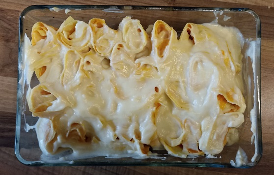 Rosette con zucca ed emmenthal